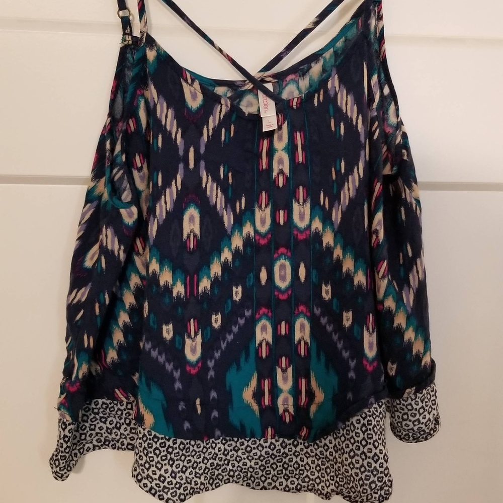 Large Patterned Xhilriation Cami